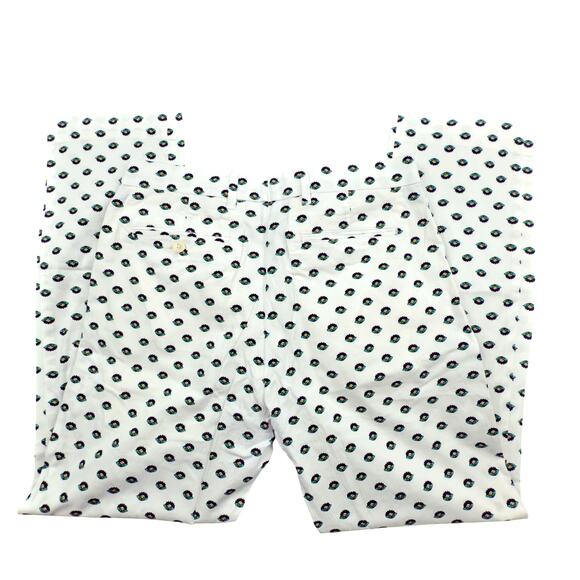 Polo Golf Ralph Lauren Cotton Blend Chino Tailored Fit Pants White Floral 33x30 - Picture 4 of 7